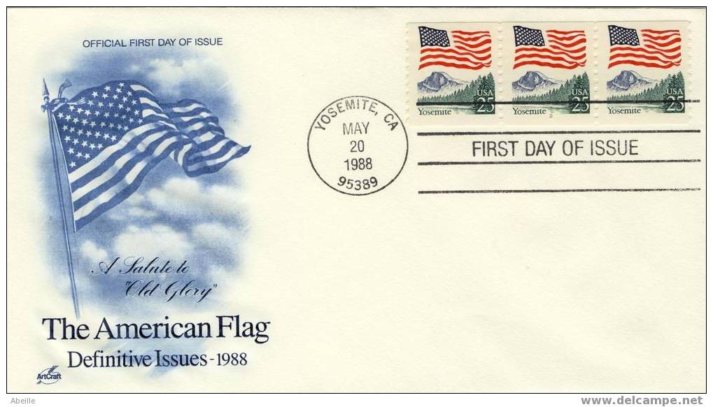 VS 120    FDC  THE AMERICAN FLAG - 1991-2000