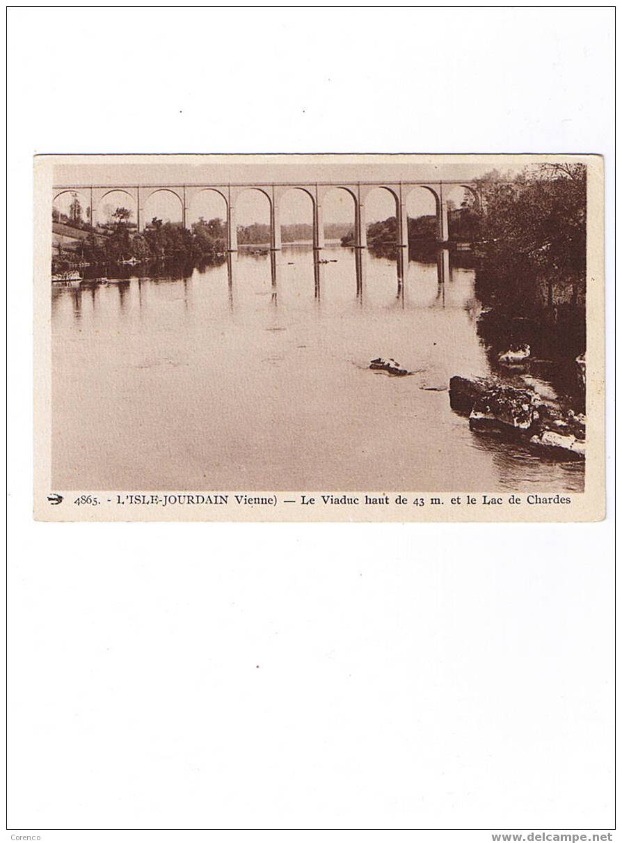 86   L ISLE JOURDAIN   Le Viaduc   Non écrite - L'Isle Jourdain