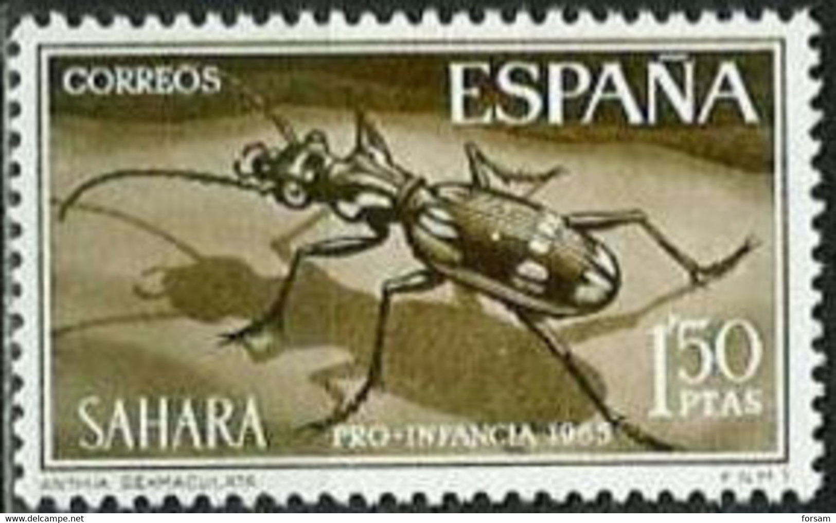 SPANISH SAHARA..1965..Michel # 275...MLH. - Sahara Espagnol