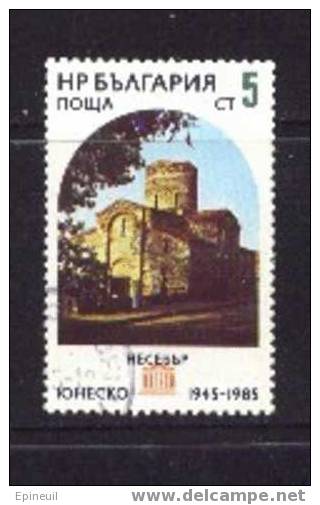 BULGARIE ° 1985 N° 2949 YT UNESCO - Used Stamps