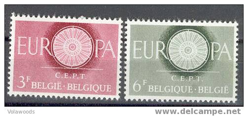 Belgio - Serie Completa Nuova: Europa Cept - 1960