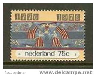 NEDERLAND 1976 MNH Stamp(s) Us Bicentary 1091 #1966 - Unused Stamps