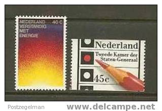 NEDERLAND 1977 MNH Stamp(s) Energy-Elections 1128-1129 #1971 - Unused Stamps