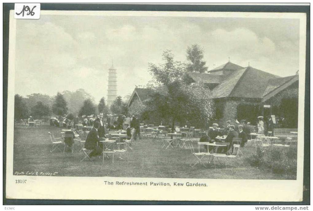 The Refreshment Pavillon,  Kew Garden  -   TTB - Londres – Suburbios