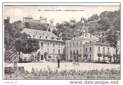 CPA - URIAGE LES BAINS - L´ETABLISSEMENT THERMAL - 807 - A. V. - L. P. - ANIMEE - Uriage