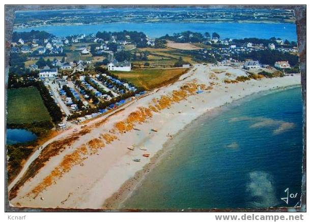 CP De LA TRINITE SUR MER " La Plage De Kervilaine Et Ses Campings " . - La Trinite Sur Mer