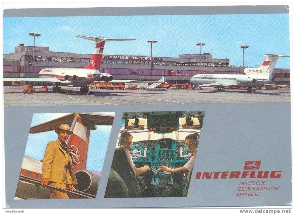 Allemagne.DDR.Interflug.Aéroport De Berlin Est. - Aerodrome