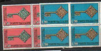 PGL - EUROPA CEPT 1968 ITALY BLOCK OF FOUR** - 1968