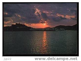 Jolie CP Baléares Ibiza - Puseta De Sol - Coucher De Soleil Sunset Sonnenuntergang - A Circulée - Ibiza