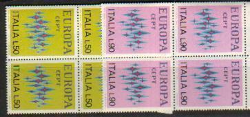 PGL - EUROPA CEPT 1972 ITALY BLOCK OF FOUR** - 1972