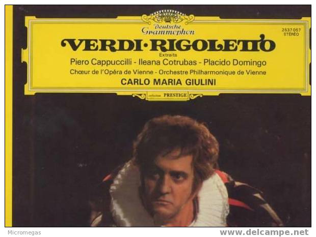 Verdi : Rigoletto (extraits), Giukini - Opera / Operette