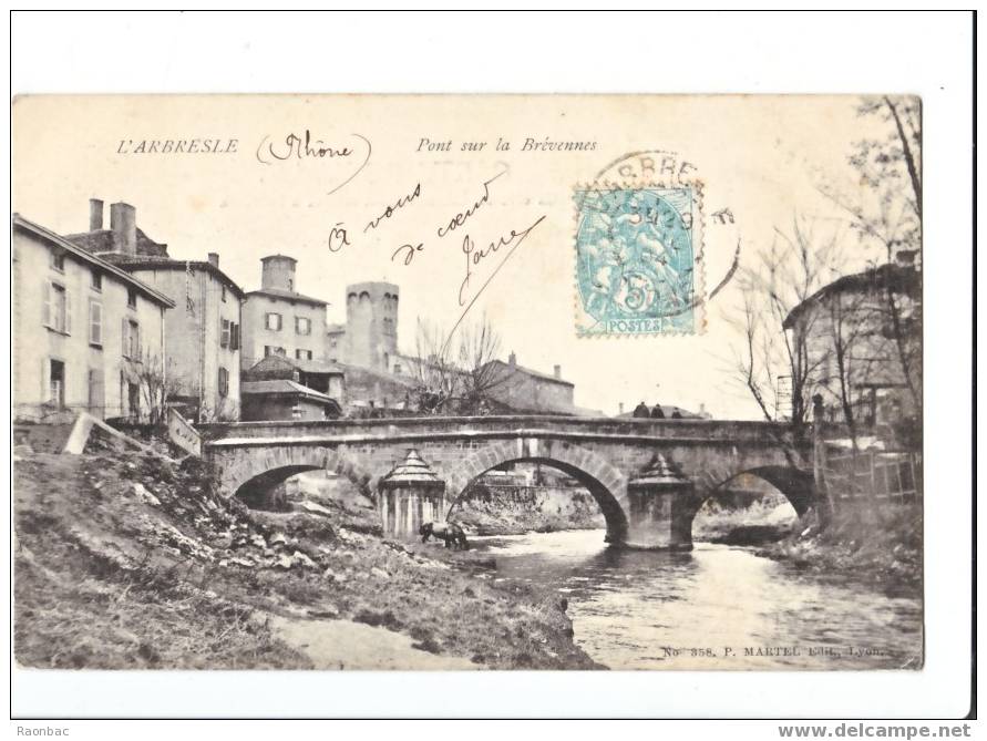 CPA----69---L´ARBRESLE--- -PONT - L'Arbresle