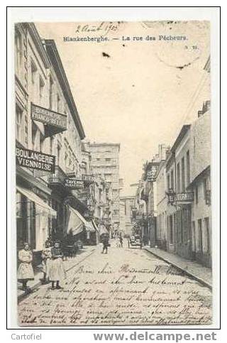 Blankenberge: La Rue Des Pêcheurs - Blankenberge