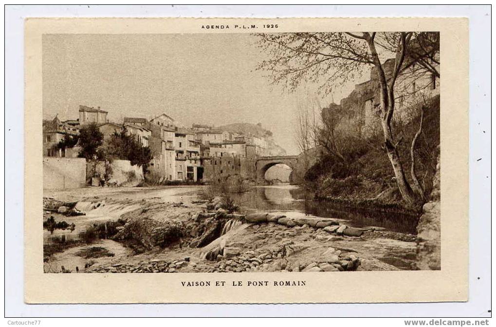 K2 - VAISON-la-ROMAINE - Vaison Et Le Pont Romain (1926) - Vaison La Romaine