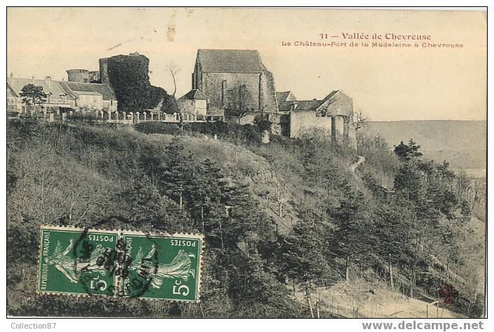 78 - VALLEE DE CHEVREUSE - LE CHATEAU FORT De La MADELEINE - - Chevreuse