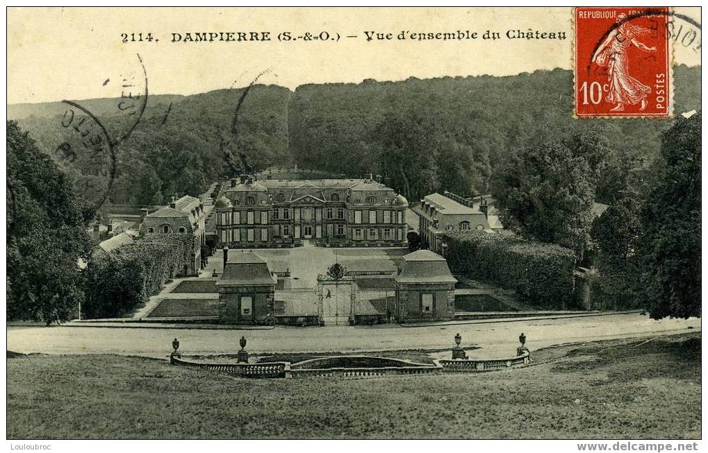 DAMPIERRE SEINE ET OISE VUE D'ENSEMBLE DU CHATEAU  1909 - Dampierre En Yvelines