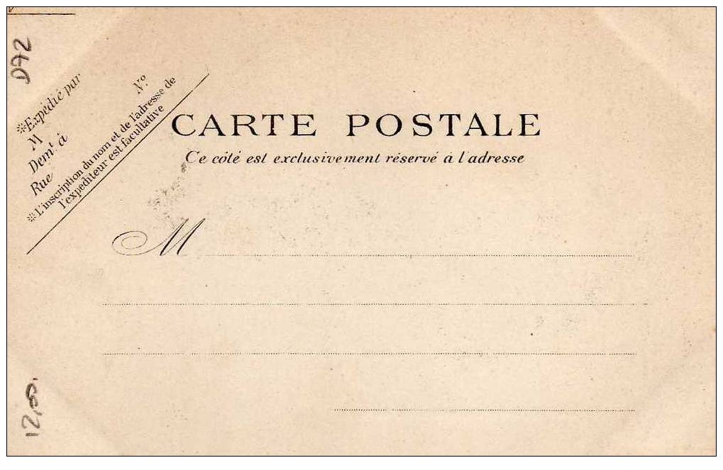 95 CHAMPAGNE Carrefour Du Lavoir, Attelage, Ed Cayeux, Dos 1900 - Champagne Sur Oise