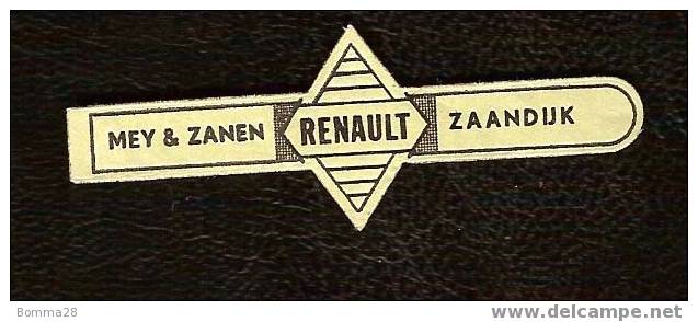 A RENAULT ZAANDIJK - Andere & Zonder Classificatie