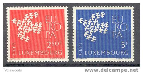 Lussemburgo - Serie Completa: Europa CEPT - 1961
