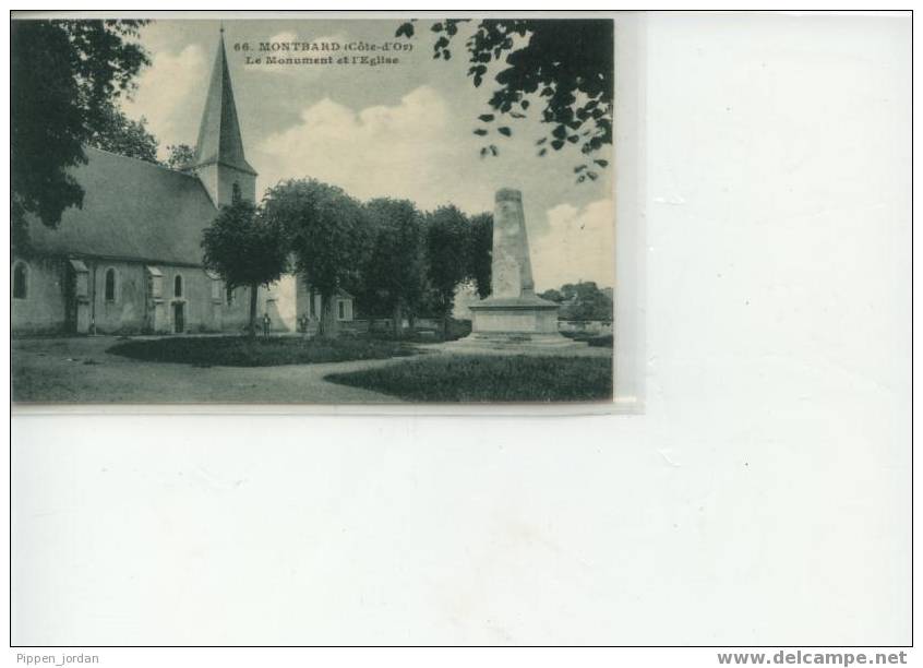 21 MONTBARD * Le MONUMENT Et L'Eglise - Montbard