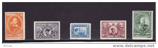 Roumanie Yv.no.416/10 Neufs* - Unused Stamps