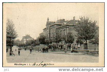 Morhange Morchingen Schulhaus  Cpa Bon état Année 1918 - Morhange