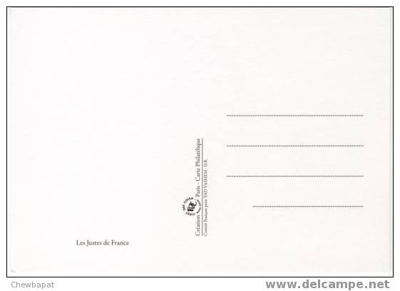 2007 Les Justes De France - Carte Premier Jour - 2000-2009