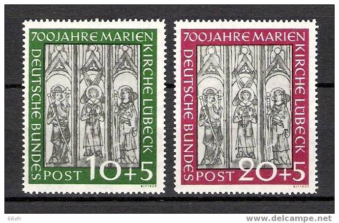 RFA / 1951. 7e Centenaire De La Cathédrale De Lubeck. - Unused Stamps