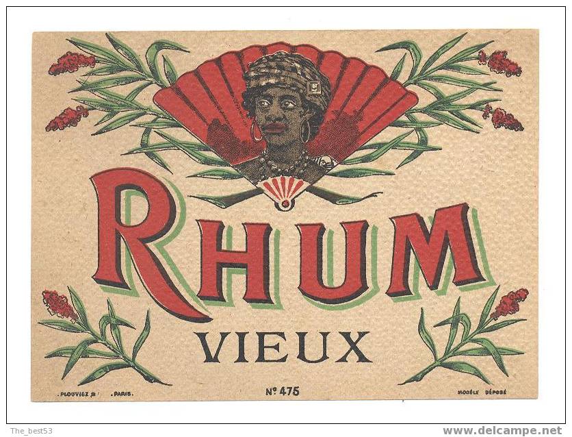 Etiquette De Rhum  Vieux - Rum