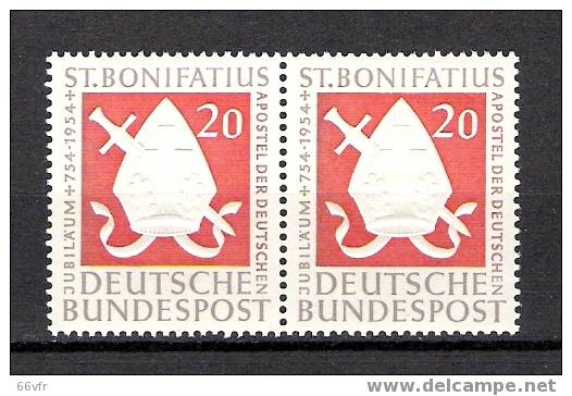 RFA / 1954. 12e Anniversaire Du Martyre De Saint Boniface, évangélisateur De La Germanie. - Unused Stamps