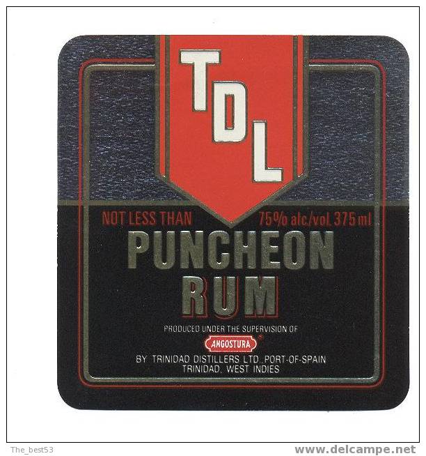 Etiquette  De Punch  TDL - Rhum