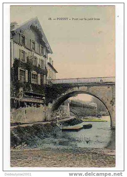 MAR7  7812228   Poissy  Pont Sur Le Petit Bras N° 18 - Poissy