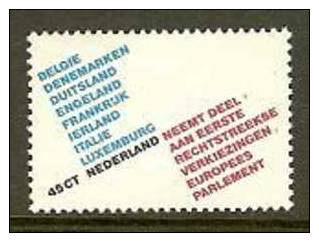 NEDERLAND 1979 MNH Stamp(s) European Election 1173  #1990 - Ungebraucht