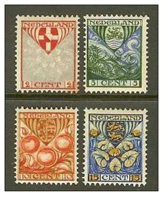 NEDERLAND 1926 Mint Hinged Stamp(s) Child Welfare 199-202  #41 - Ungebraucht