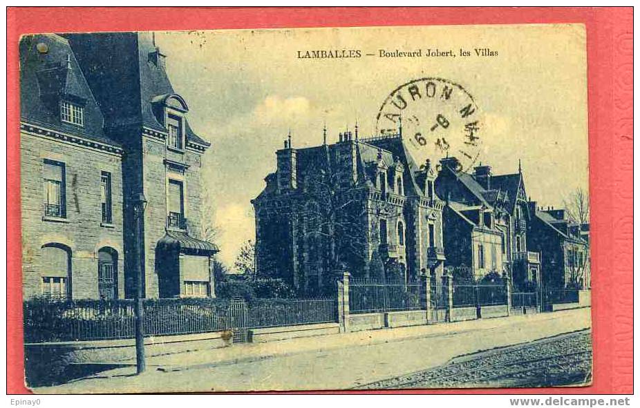 B - 22 - LAMBALLES - Boulevard Jobert - Les Villas - Lamballe