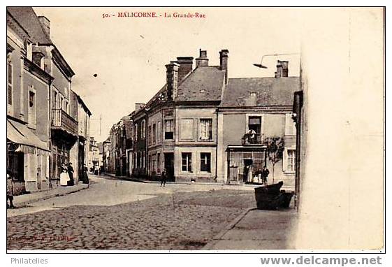 MALICORNE   GRANDE RUE - Malicorne Sur Sarthe