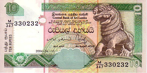 SRI LANKA   10 Rupees  Daté Du 10-04-2004   Pick 115     ***** BILLET  NEUF ***** - Sri Lanka