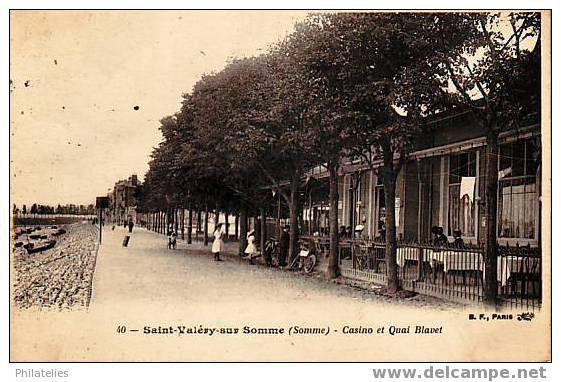 ST VALERY  CASINO QUAI BLAVET 1905 - Saint Valery Sur Somme