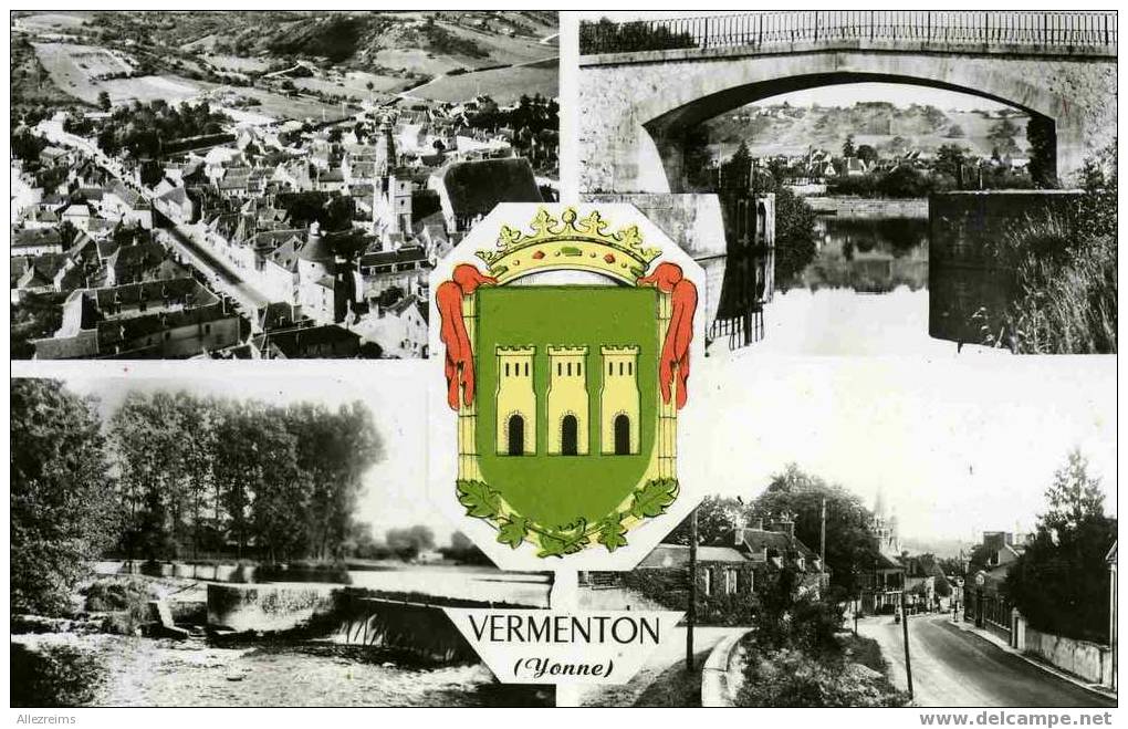 CPSM 89 : VERMENTON Multi 4 Vues - Vermenton