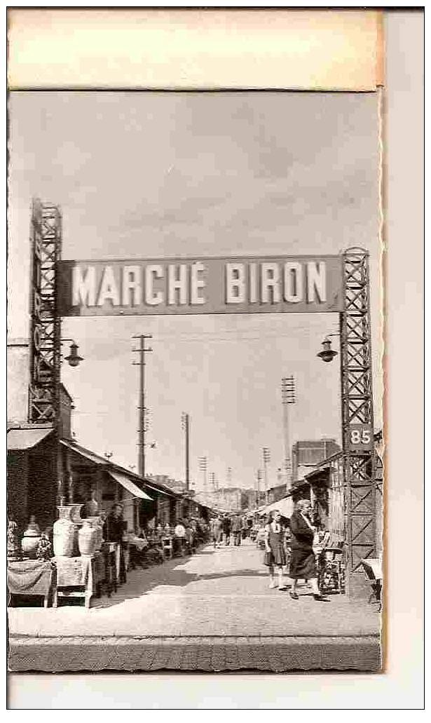 MARCHE AUX PUCES "MARCHE BIRON" CARNET REF 0046 - Märkte