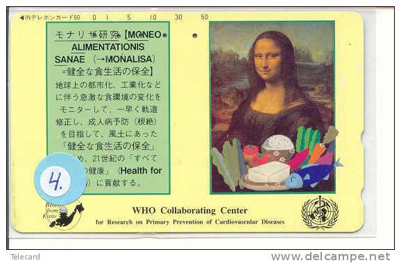 Leonardo Da Vinci Mona Lisa Op Telefoonkaart (4)  Art - Peinture - Mahlerei - Kunst - Schilderij - Pittura
