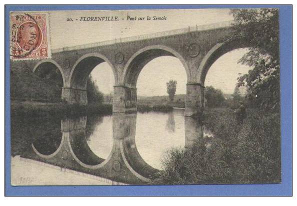 192 Op Kaart (Florenville - Pont Sur La Semois) Met Sterstempel * ROCHEHAUT * - 1922-1927 Houyoux