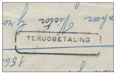 768+771 Op Brief Met Stempel GENT,en Stempel TERUGBETALING (CONTRE REMBOURSEMENT) Enkel In Het Nederlands !!! - 1948 Export