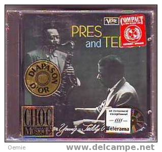 LESTER  YOUNG °°°°°  TEDDY WILSON  QUARTET  PRES  AND  TEDDY    CD  NEUF - Jazz