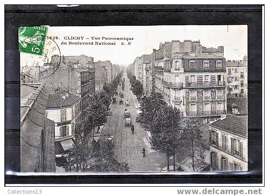 HAUTS DE SEINE - Clichy - Vue Panoramique Du Bd National - Clichy