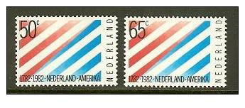 NEDERLAND 1982 MNH Stamp(s) US Friendship 1266-1267 #7034 - Neufs