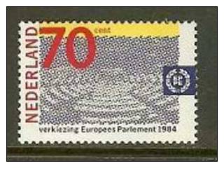 NEDERLAND 1984 MNH Stamp(s) European Elections 1300 #7047 - Ungebraucht
