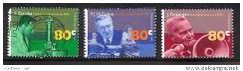 Nederland 1995 Nobel Stamps Used 1653-1655 # 1315 - Used Stamps