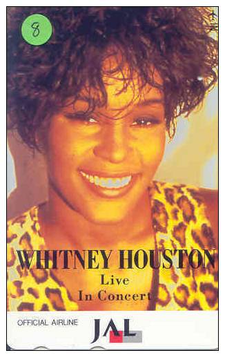 WHITNEY HOUSTON Op Telefoonkaart  (8) - Characters