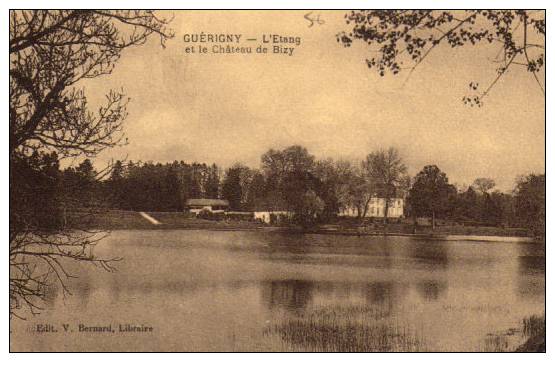 L'Etang Et Le Château De Bizy - Guerigny